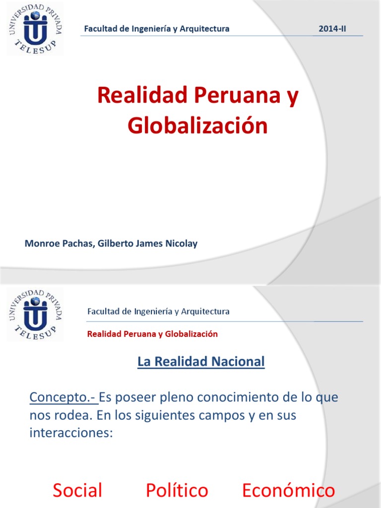 Unidad I | PDF | Perú | Globalización