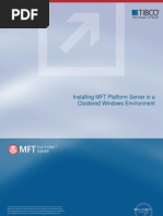 MFT Platform Server in a Clustered Windows Environment