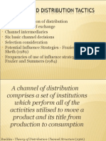 Bucklin's Definition of Distribution Today's System of Exchange