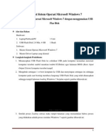 Instalasi Sistem Operasi Microsoft Windows 7 Dengan Menggunakan USB Flas Disk