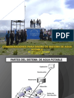 Consid Diseño Agua Potable