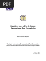 Diretrizes Para o Uso de Testes - ITC
