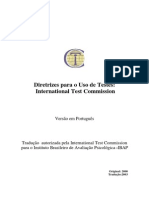 Diretrizes para o Uso de Testes - ITC