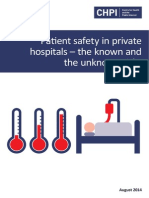 Patient Safety and Private Hospitals. The Known and Unknown Risks