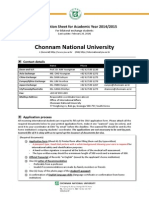 Info Sheet Exchange Chonnam National University 2014 15 (1)