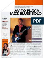 GT - Jazz - How To Play A Jazz Blues Solo