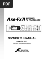 KEN Axe FX II Owners Manual | PDF | Electromagnetic Interference