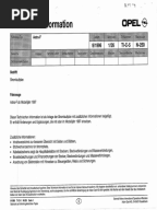 Electronic Wiring Diagram - Zafira MY 2001 | Switch | Anti Lock Braking