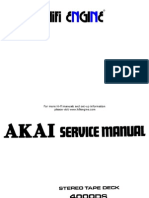 Akai 4000ds Mki II Service