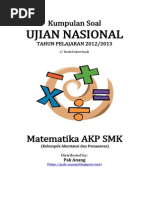 Download Naskah Soal UN Matematika AKP SMK 2013 7 Paket Soal Pak-Anangblogspotcom by MamahnaHabibiAzka SN239163418 doc pdf