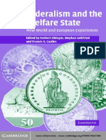 FEDERALISM Federalism and The Welfare State, New World and European Experiences