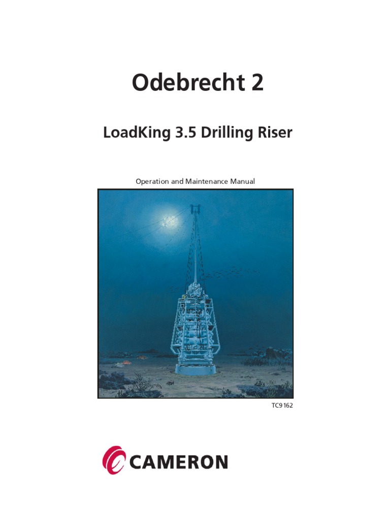 Cameron LoadKing Drilling Riser 3.5 Manual | PDF | Screw | Mechanical ...