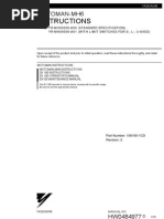 Motoman Mh6 Instructions