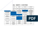 Jadual Waktu 2 Bestari