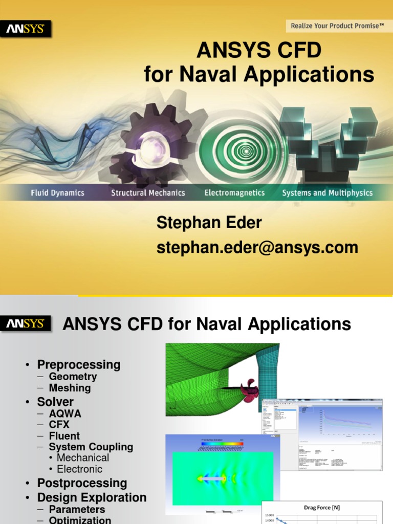 Ansys CFD For Naval Applications | PDF | Computational Fluid Dynamics ...