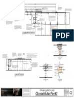 Longitudinal Section: Classical Guitar Plan #2