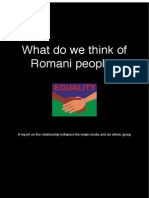 What Do We Think of Romani People