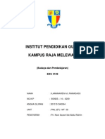 90478319 Assignment Budaya Dan Pembelajaran