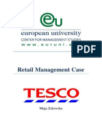 Retail Management Strategy Analysis of Tesco
