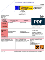 Tiourea - Ficha de Seguridad Quimica - Esp