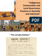 Indigenous Communities and Land Governance Practices in Australia and Indonesia