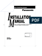 Pabx Kx t206 Installation Manual