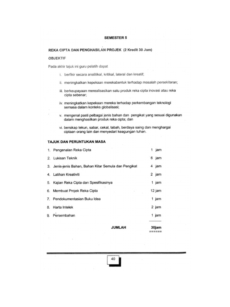 Reka Cipta Dan Penghasilan Projek | PDF