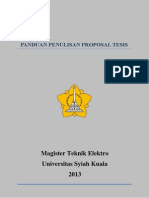 Panduan Penulisan Proposal Tesis MTE 2013