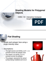 Shading Models For Polygonal Objects: CMSC 161: Interactive Computer Graphics