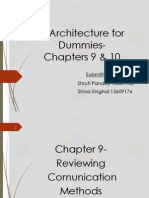 IT Architecture For Dummies-Chapters 9 & 10: Submitted By: - Shruti Pandey 13609102 Shiva Singhal 13609176
