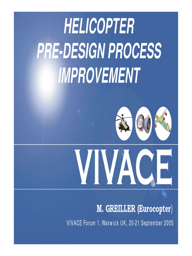 Helicopter Design Roadmap | PDF | Sensitivity Analysis | Product Lifecycle