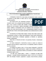 Nota Técnica Sobre A Vacina Antileishmaniose