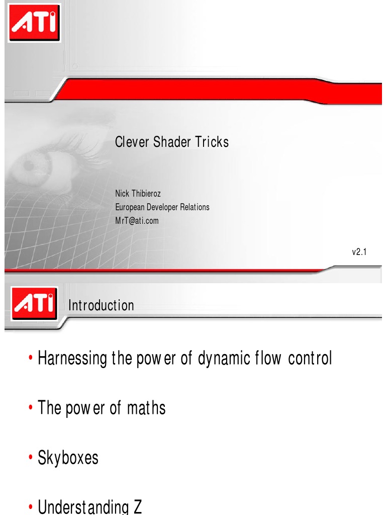 03 Clever Shader Tricks PDF | PDF