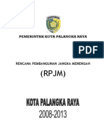 RPJM Kota Palangka Raya 2008 - 2013