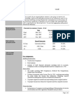 Areer Bjective: Auditing & Assurance