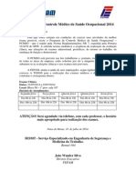 Programa de Controle Médico de Saúde Ocupacional 2011