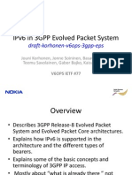 Ipv6 in 3Gpp Evolved Packet System: Draft-Korhonen-V6Ops-3Gpp-Eps