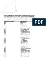 Scac Code Listing - 2011