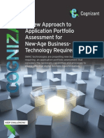 A New Approach To Application Portfolio Assessment For New-Age Business-Technology Requirements