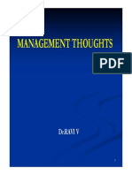 Management Thoughts: DR - Ravi V