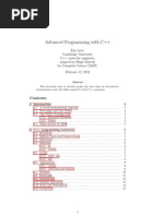 Advanced Programming C++