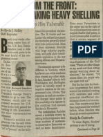 Report From The Front: Sanders Taking Heavy Shelling - Vermont Times - Jan. 31, 1991