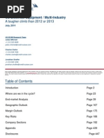 CS US Multi-Industrial Analyst Presentation - July 2014 - Part 1 End Market Slides