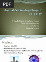 Animal Cell Analogy