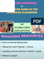 Affective Issues in The Language Classroom: Managing Resources