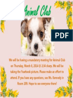 Animal Club #8