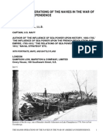 The Major Operations of The Navies in The War of American Independence by Mahan, A. T. (Alfred Thayer), 1840-1914