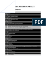 Daftar Kode Medis Penyakit