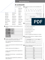 Actividades Ortografia Reglas Generales de Acentuacion Trama