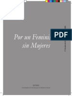 Por Un Feminismo Sin Mujeres PDF
